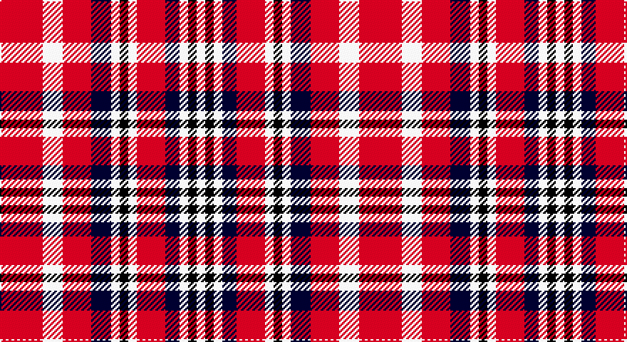 R/30 W14 R20 Ki14 W6 K6 W6 R20 Ki10 W6 K6 W/6 tartan