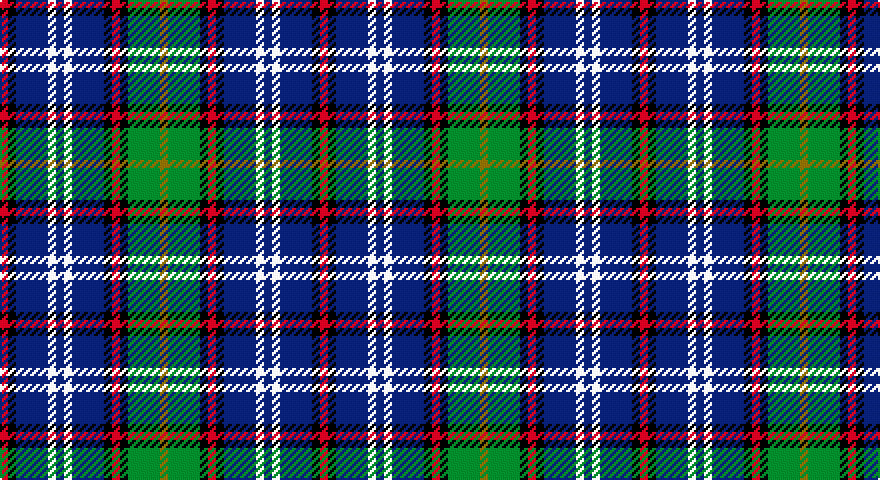 R/4 K4 DB16 W4 DB4 W4 DB16 K4 R4 K4 G16 Y/4 tartan
