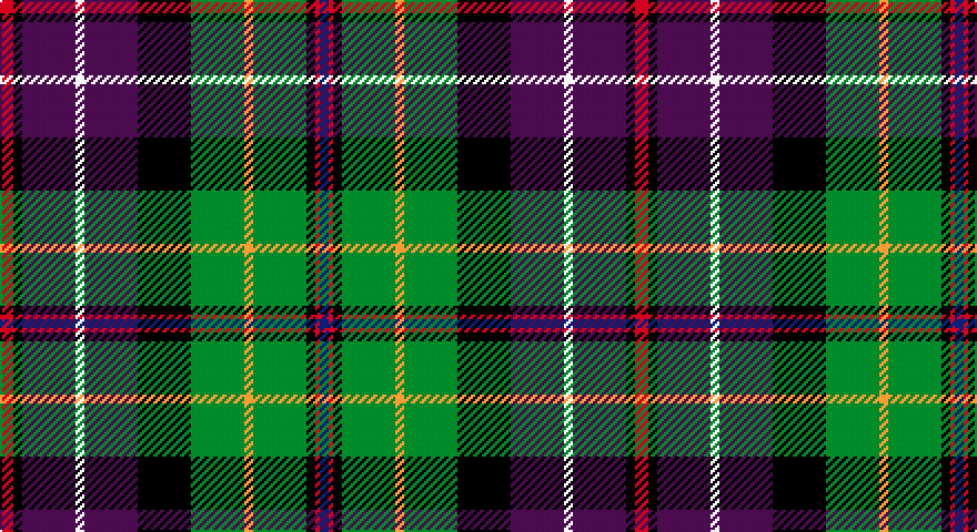 R/6 K4 DP24 W4 DP24 K24 G24 LO4 G24 K4 R2 DB/4 tartan
