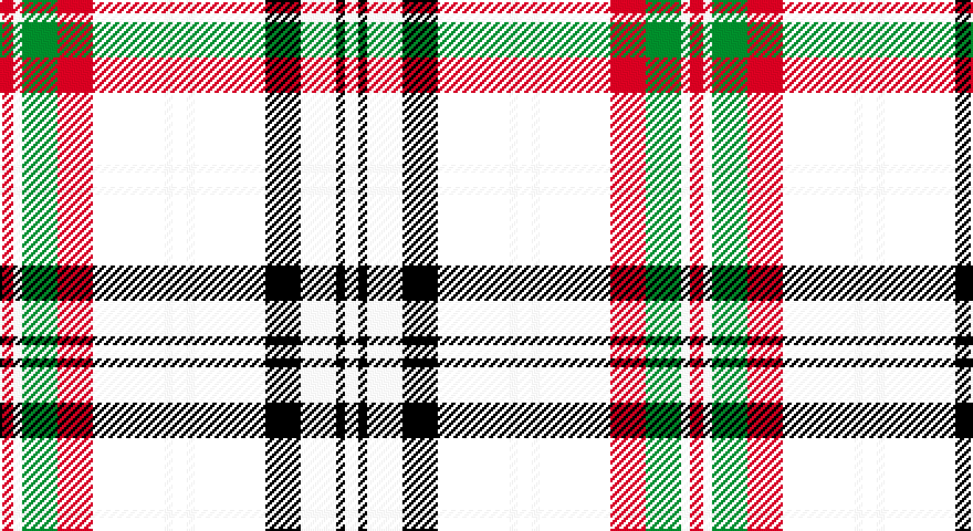 R/6 W4 G16 R16 K32 W4 K6 W4 K32 K16 W16 K4 W/6 tartan
