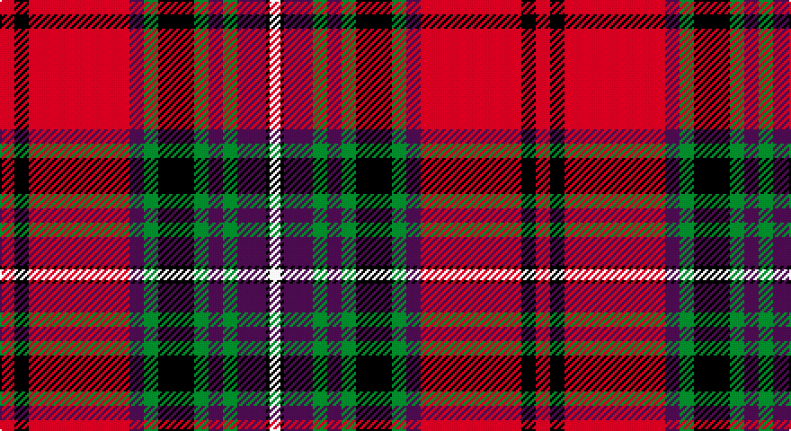 R/8 K8 R56 DP8 G8 K20 G8 DP8 G8 DP16 K2 W/6 tartan