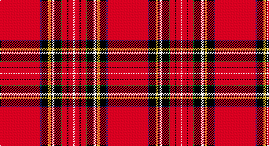 R/66 DB2 K11 LY4 K2 W4 K11 G2 R8 K2 R8 W/2 tartan