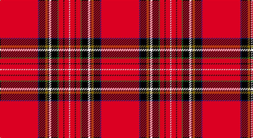 R/66 DB2 K11 Y4 K2 W4 K11 G2 R8 K2 R8 W/2 tartan