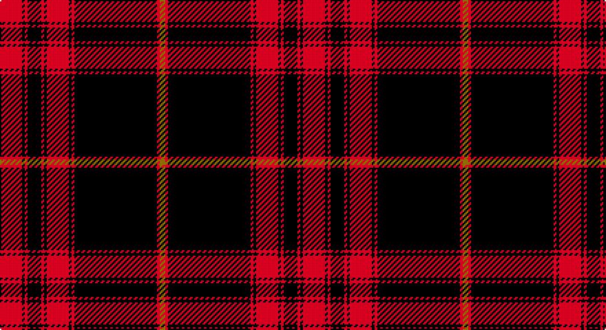 R/16 K2 R2 K10 R2 K2 R16 K2 R2 K60 R2 Y/4 tartan