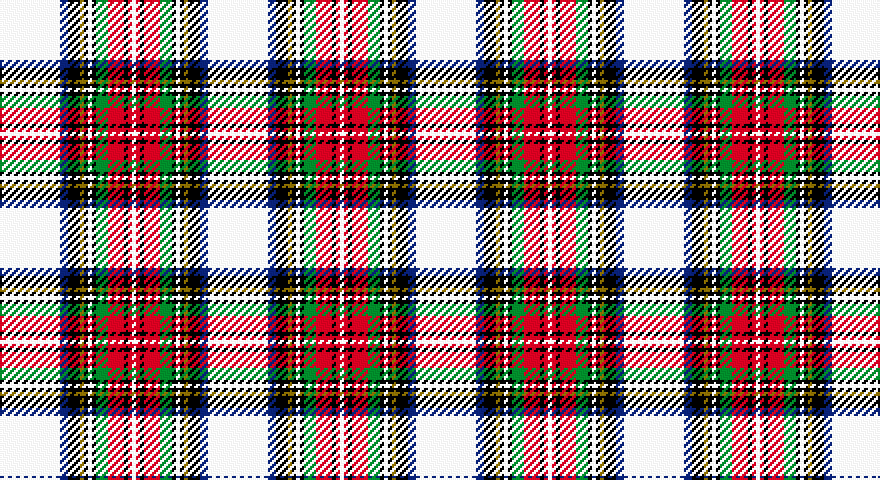 W/30 DB4 K6 Y2 K2 W2 K2 G6 R8 K2 R2 W/2 tartan