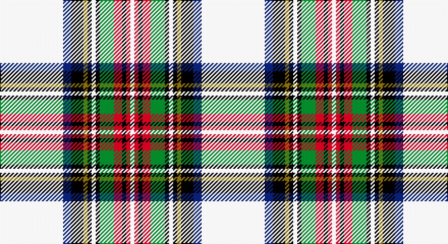 W/62 DB8 K12 Y4 K4 W4 K4 G14 R8 K4 R4 W/4 tartan