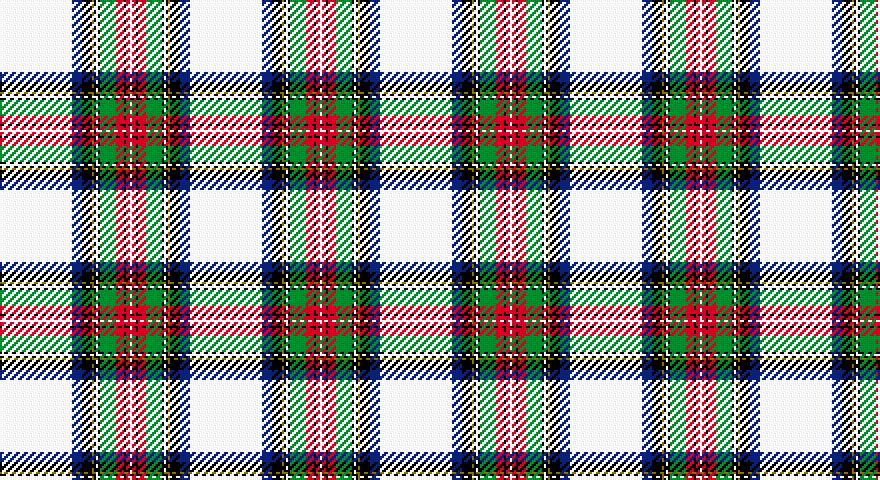 W/36 DB5 K5 Y1 K1 W1 K1 G8 R4 K1 R2 W/1 tartan