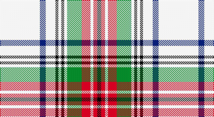W/82 DB12 W20 K6 W6 K6 W6 G30 R18 W6 R8 K/8 tartan