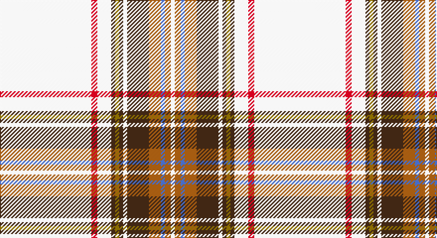 W/92 R6 W14 DO4 Y4 DO4 W4 DO22 O12 B4 O6 W/4 tartan