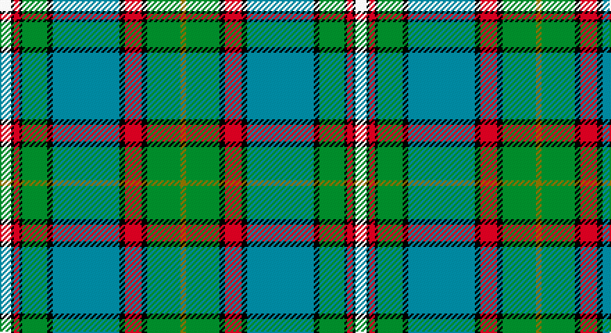 W/8 K2 R4 K2 G18 K4 T48 K4 R12 K4 G24 Y/4 tartan