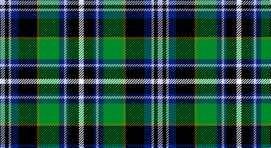 LB/8 K6 LB4 DB12 K30 Y4 G32 DB8 LB4 DB4 K16 W/8 tartan
