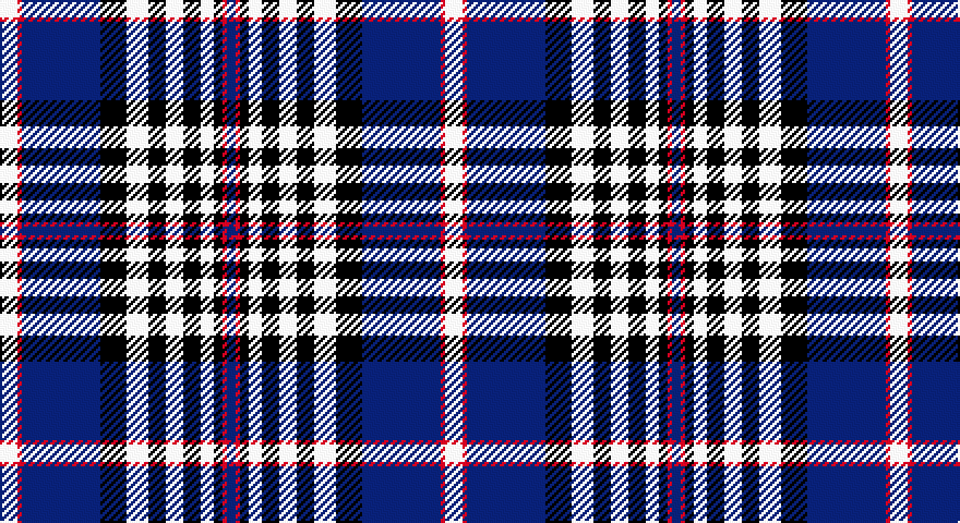 W/8 R2 DB36 K12 W10 K8 W8 K8 W6 K4 R2 DB/4 tartan