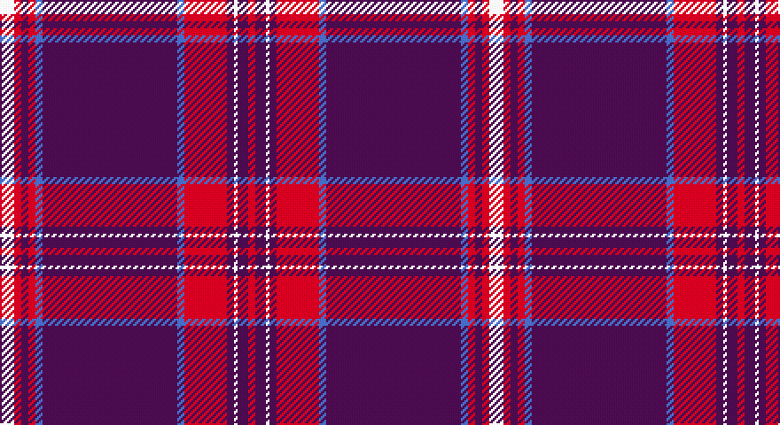 W/8 R4 DP4 R4 B4 DP76 B4 R24 DP4 W2 DP6 R/4 tartan