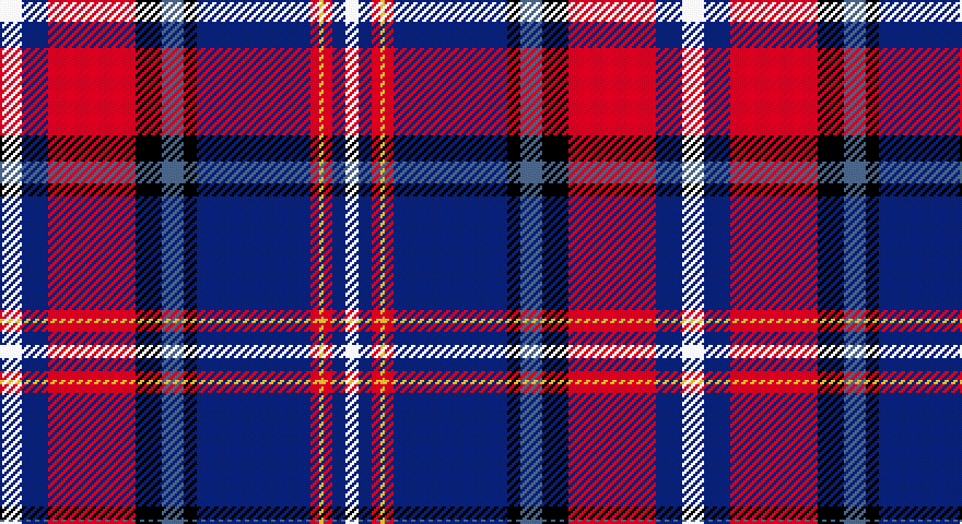 W/10 DB12 R40 K12 T10 K6 DB52 R4 LY2 R4 DB6 W/6 tartan