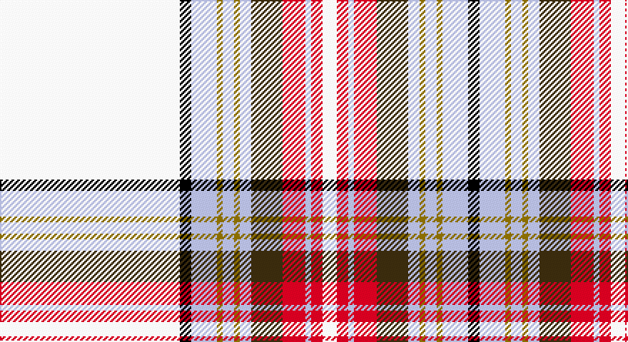 W/126 K8 LB18 Y4 LB8 Y4 LB8 DY22 R16 LB4 R8 W/10 tartan
