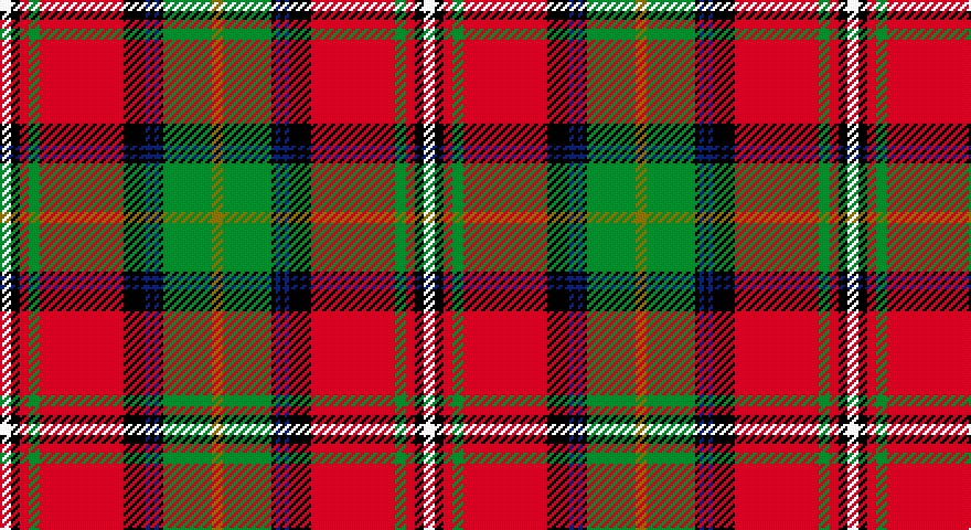 W/5 K4 R4 G5 R38 K10 DB2 K2 DB2 K2 G22 Y/5 tartan