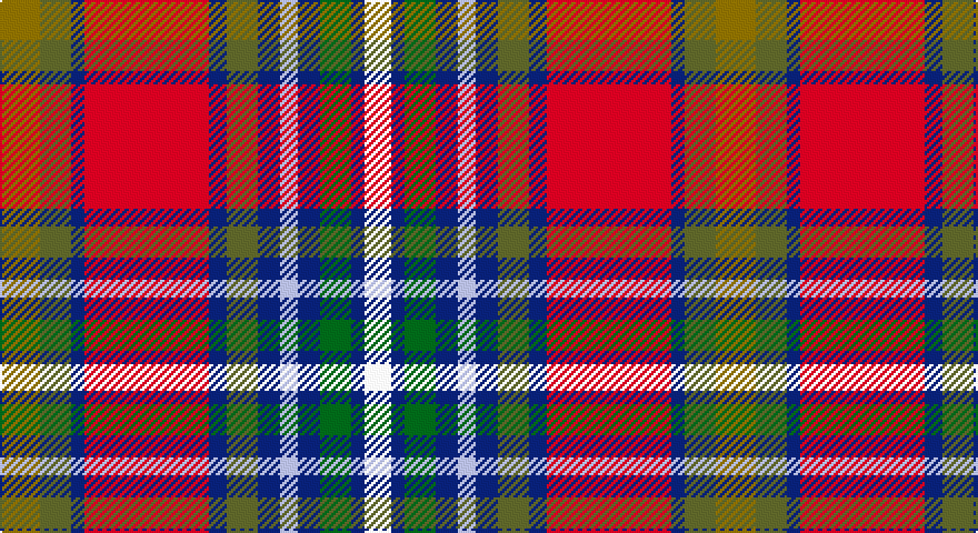 Y/18 G14 DB6 R56 DB8 G14 DB10 LB8 DB10 DG14 DB6 W/12 tartan