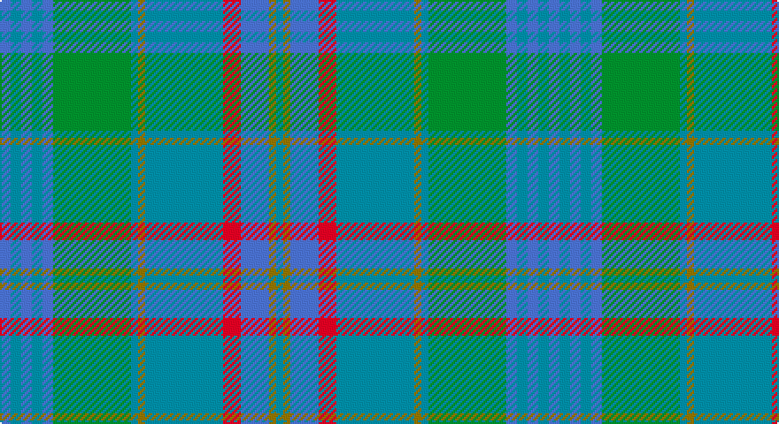 B/6 T6 B6 T6 B6 G44 T4 Y4 T44 R10 B16 Y4 T/4 tartan