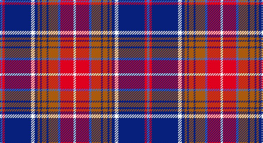 B/4 R4 DB44 W6 DB5 O4 DB3 O8 DB3 O16 B4 R22 W/4 tartan