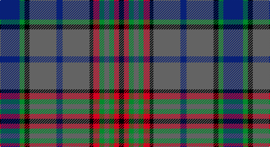 DB/32 G8 K8 N44 DB10 N44 K6 R10 G8 N8 G8 R8 K/8 tartan