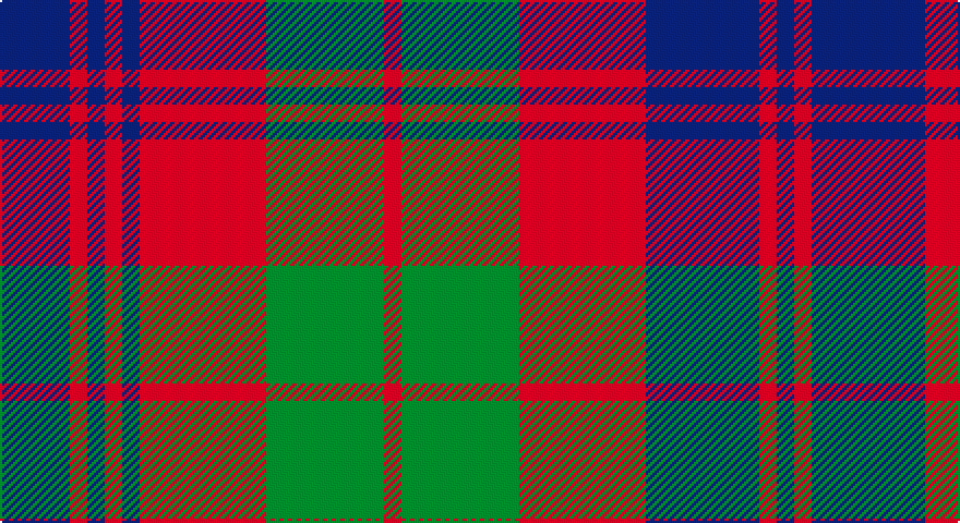 DB/32 R8 DB8 R8 DB8 R58 G54 R8 G54 R58 DB52 R8 DB/8 tartan