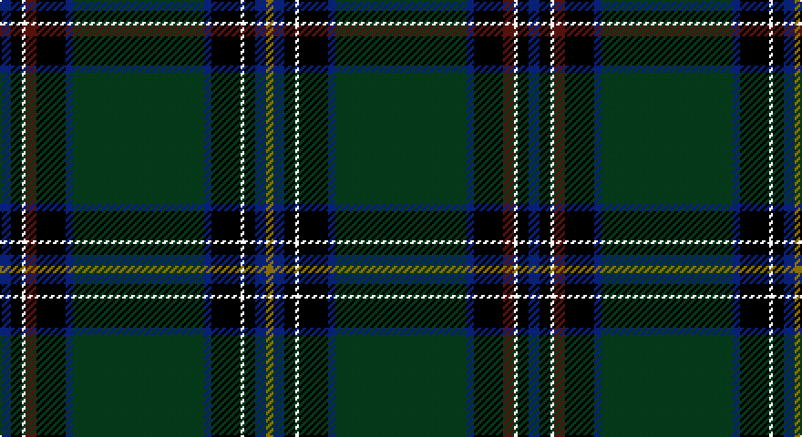 DB/6 K6 W2 DR6 K16 DB4 DG72 DB4 K16 W2 K6 DB6 Y/4 tartan