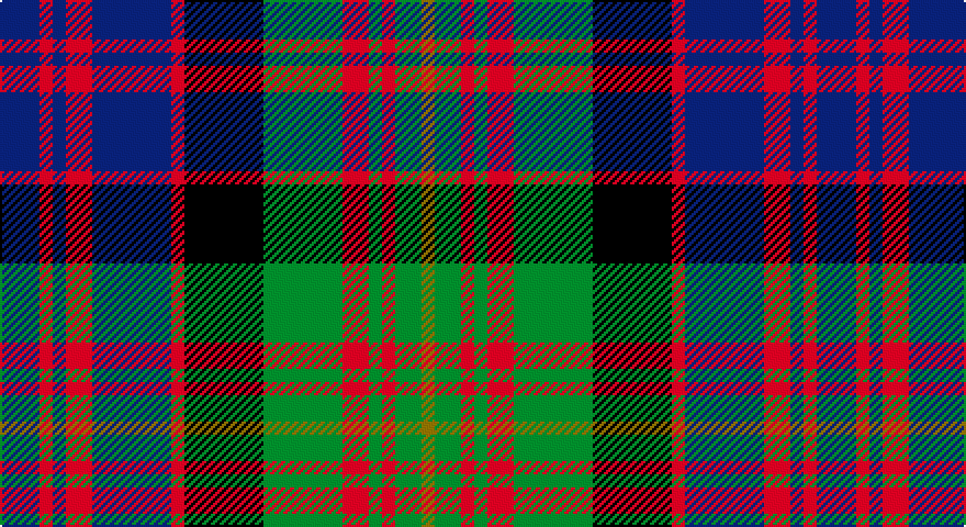 DB/18 R6 DB6 R12 DB36 R6 K36 G36 R12 G6 R6 G12 Y/6 tartan