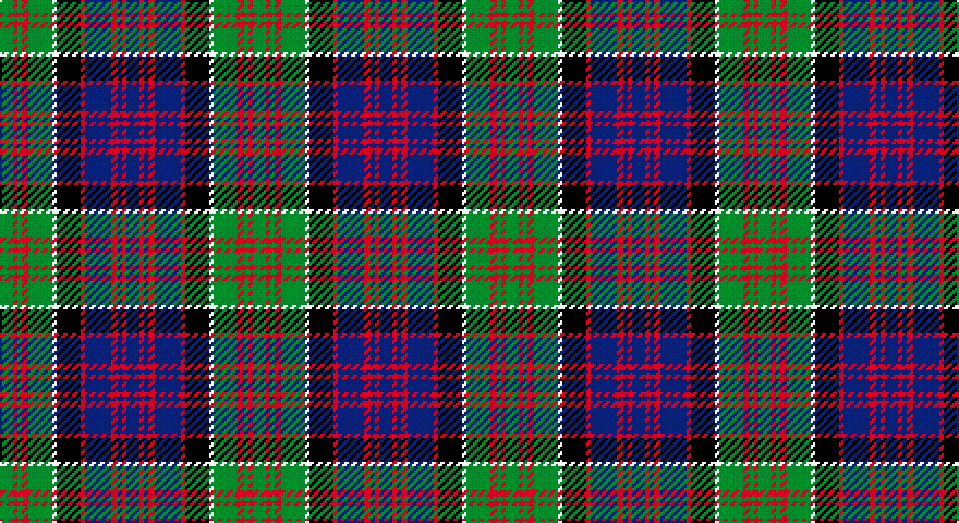 G/6 R2 G2 R3 G11 W2 K11 R2 DB12 R3 DB2 R2 DB/6 tartan