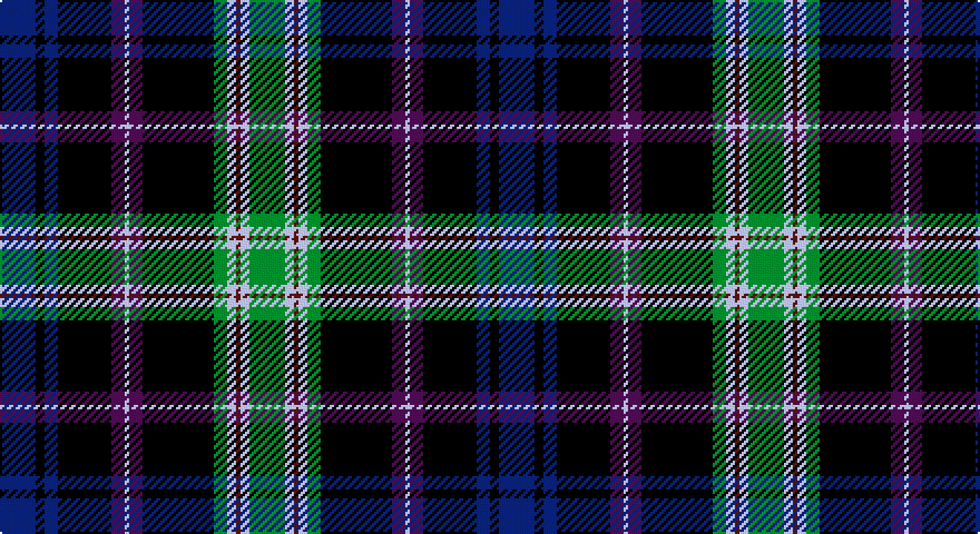 DB/16 K4 DB6 K24 DP6 LB2 DP6 K32 G6 LB4 DR2 LB4 G/16 tartan