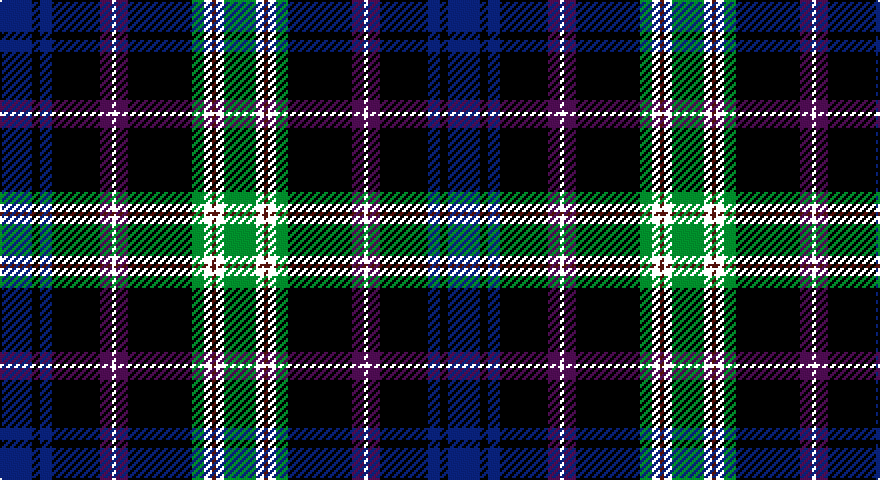 DB/16 K4 DB6 K24 DP6 W2 DP6 K32 G6 W4 DR2 W4 G/16 tartan