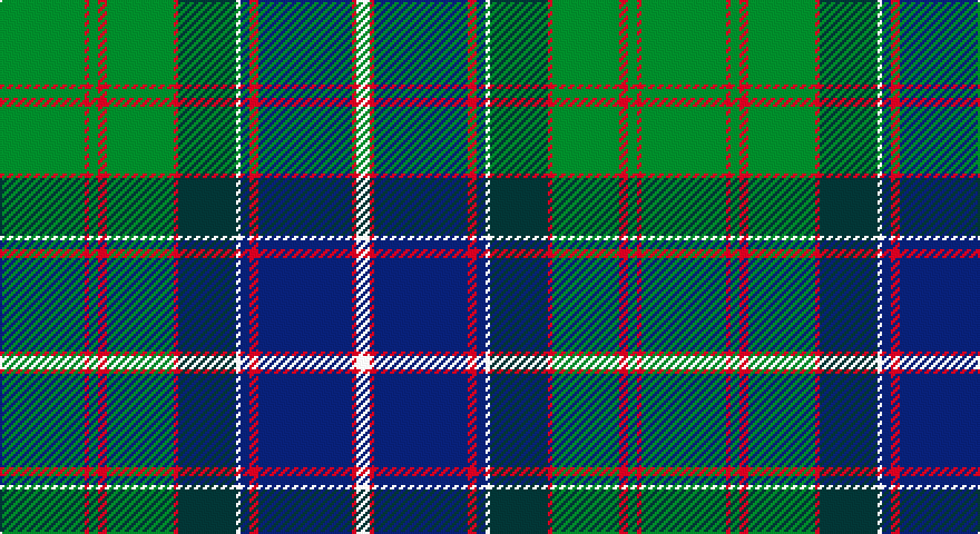 G/38 R2 G4 R4 G30 R2 DT26 W2 DB4 R4 DB42 R2 W/6 tartan