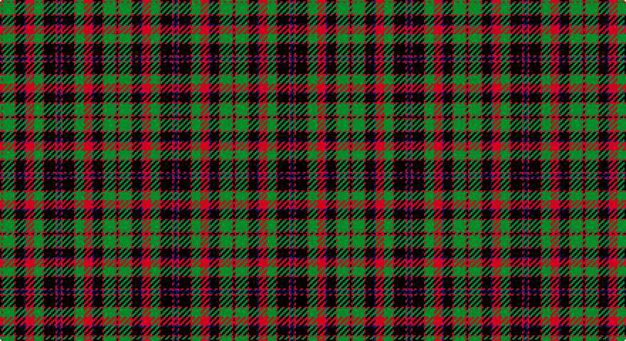 K/1 R1 G8 R1 K6 DB1 R6 G6 R1 K8 R1 DB1 K/1 tartan
