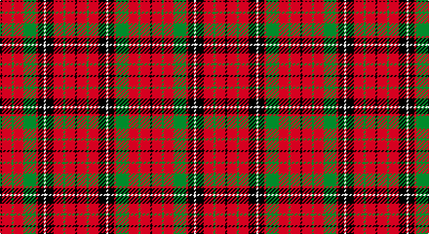 K/2 R10 G2 R10 G13 R2 K6 W2 K8 R10 G2 R10 K/2 tartan