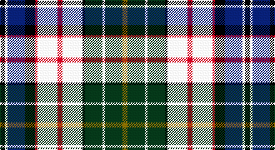 K/8 W4 DB28 K16 R4 W32 R8 W32 K4 DG28 W4 DG28 Y/8 tartan
