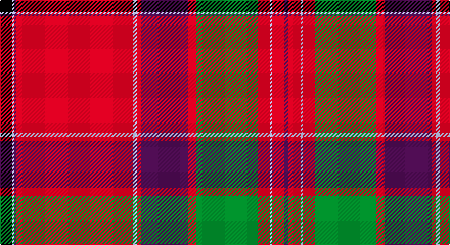 K/12 LB2 DP2 R114 LB4 R4 DP46 R8 G60 R12 LB2 R12 DP/4 tartan