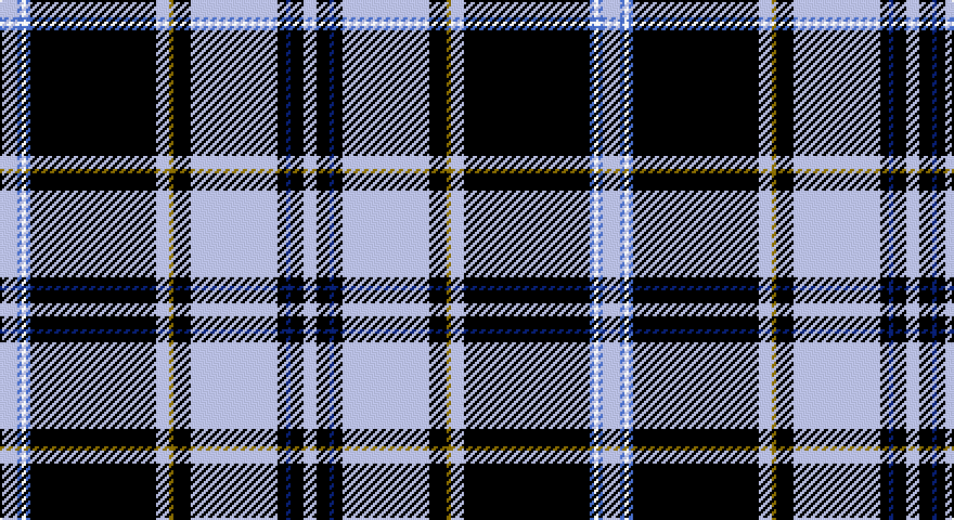 LB/8 B2 W2 B2 K58 LB6 Y2 K8 LB40 K4 DB2 K6 LB/6 tartan