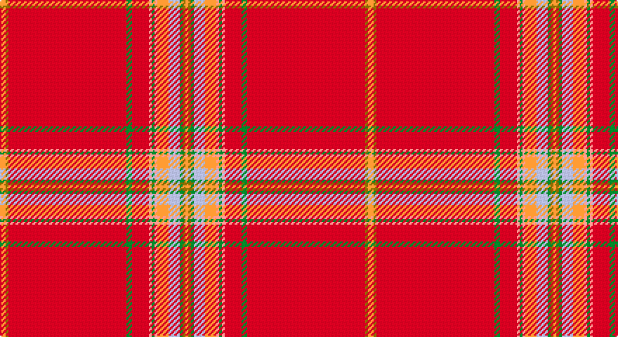 LO/4 Y2 R84 G4 R12 LR2 G2 LR2 LO8 LB8 G2 Y2 LO/2 tartan