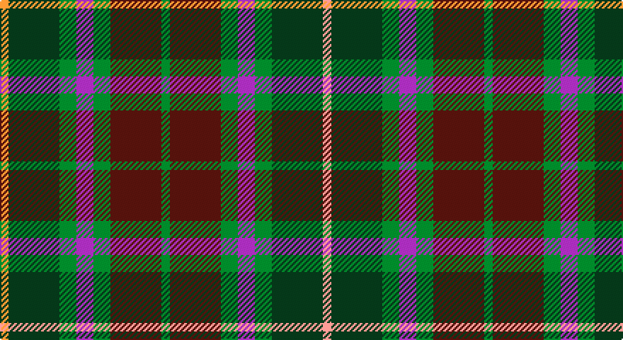 LO/6 DG36 G12 P12 G12 DR36 G6 DR36 G12 P12 G12 DG36 LR/6 tartan