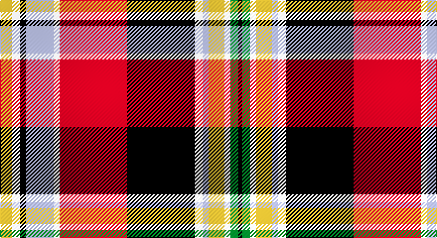 LY/12 W8 K6 LB28 W6 R68 K68 W8 LB6 LY16 W6 G8 K/4 tartan