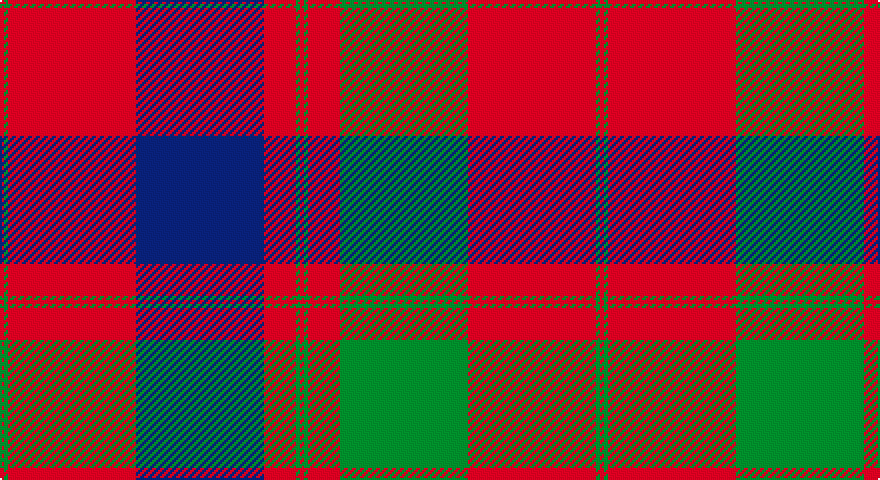 R/2 G2 R64 DB64 R16 G2 R2 G2 R16 G64 R64 G2 R/2 tartan