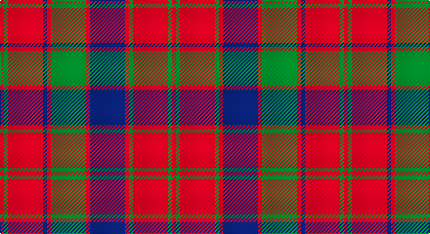 R/4 G4 R36 DB4 R4 G36 R4 DB36 R4 G4 R36 G4 R/4 tartan