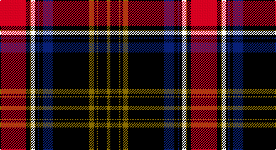 R/42 K6 Y2 K6 K4 DB2 K6 DB16 K58 Y8 K4 Y2 K14 Y/6 tartan