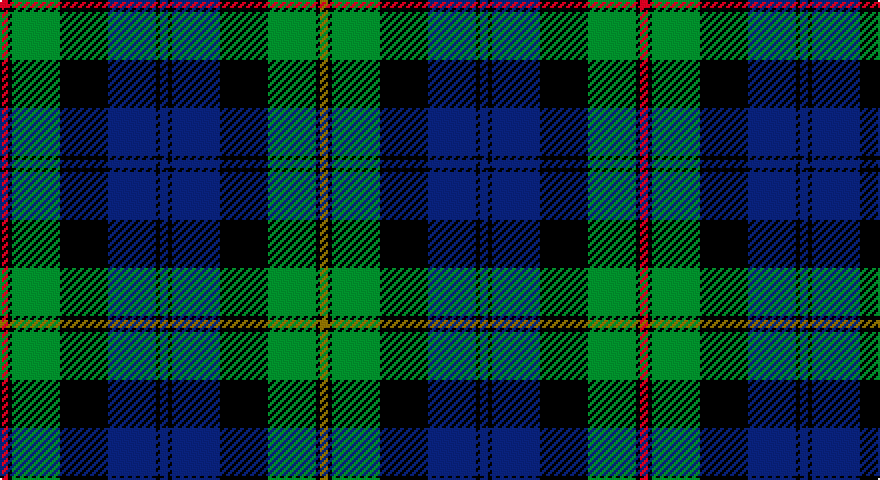 R/4 K2 G24 K24 DB24 K2 DB4 K2 DB24 K24 G24 K2 Y/4 tartan