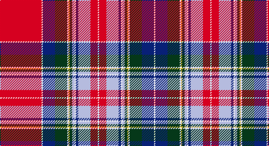 R/68 W2 DB20 DG20 W2 LY2 DG4 LB4 W2 DB4 LB20 R12 W/2 tartan