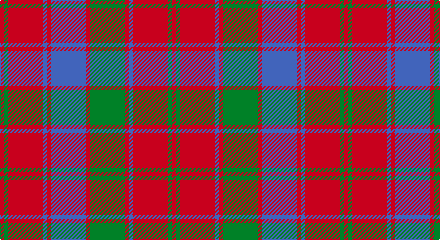 R/4 G4 R35 B4 R4 B35 R4 G35 R4 B4 R35 G4 R/4 tartan