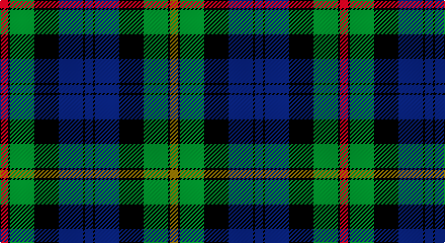 R/8 K2 G24 K24 DB24 K2 DB8 K2 DB24 K24 G24 K2 Y/8 tartan