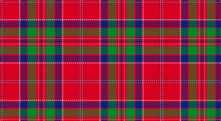 R/4 LB1 DB1 R32 LB2 R2 DB12 R2 G16 R4 LB1 R4 DB/2 tartan