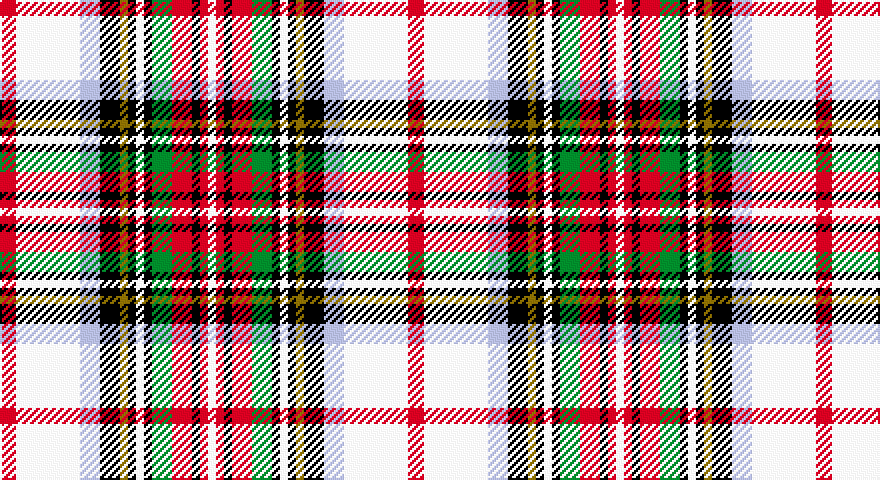 R/8 W32 LB10 K10 Y4 K4 W4 K4 G10 R10 K4 R4 W/4 tartan