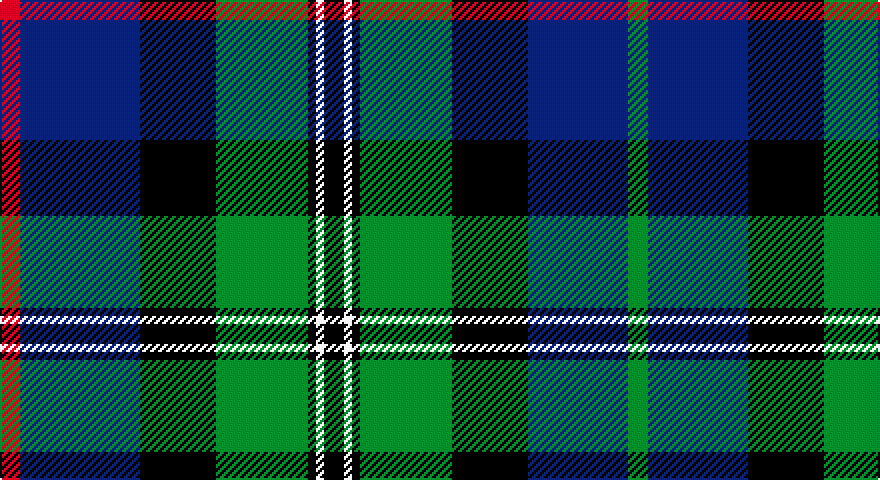 R/10 DB60 K38 G46 K4 W4 K10 W4 K4 G46 K38 DB50 G/10 tartan