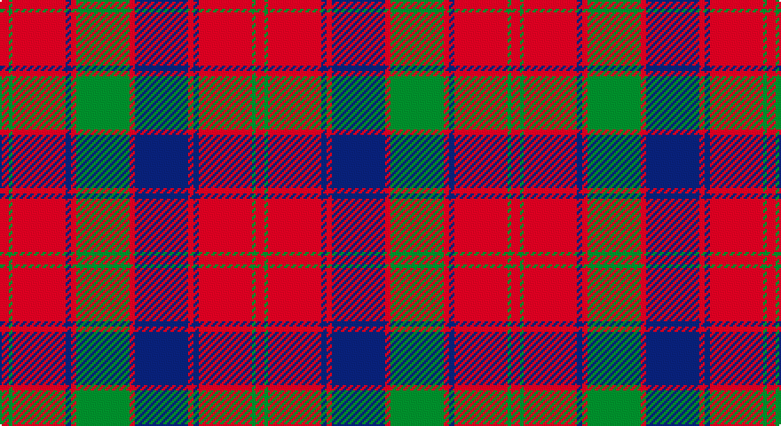R/5 G2 R30 DB3 R3 G30 R3 DB30 R3 DB3 R30 G2 R/5 tartan